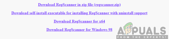 Descarga RegScanner