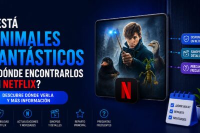 ¿Está Animales fantásticos y dónde encontrarlos en Netflix?