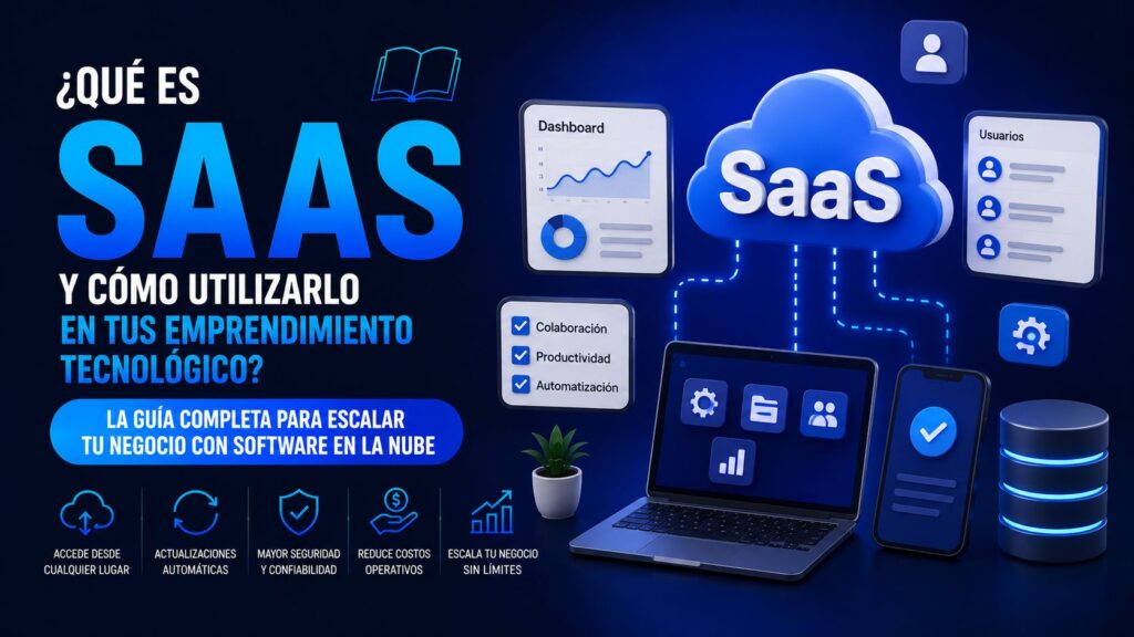 ¿Qué es Saas y cómo utilizarlo en tus emprendimiento tecnológico?