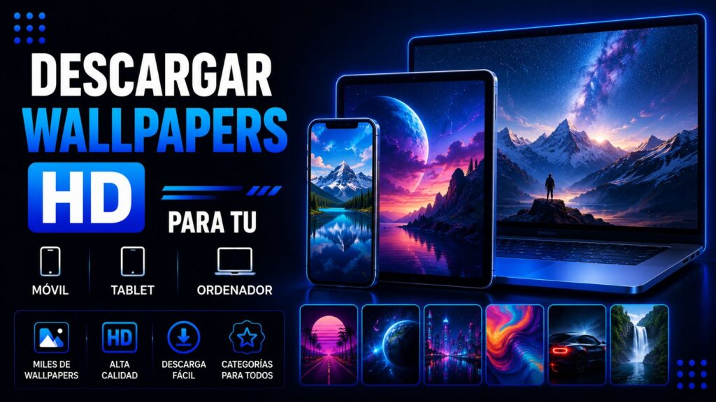 Descargar wallpapers HD para tu móvil, tablet u ordenador