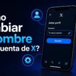 ¿Cómo cambiar el nombre de tu cuenta de X?