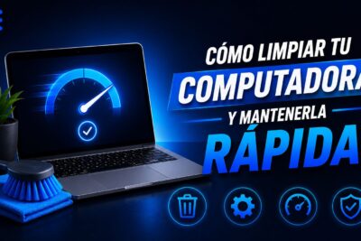 Cómo limpiar tu computadora y mantenerla rápida