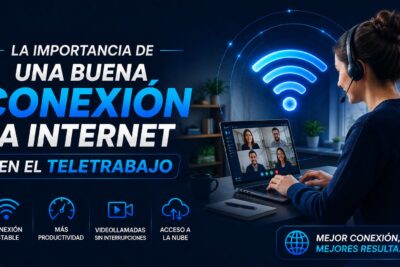 La importancia de una buena conexión a internet en el teletrabajo