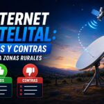 Internet satelital: Pros y contras para zonas rurales