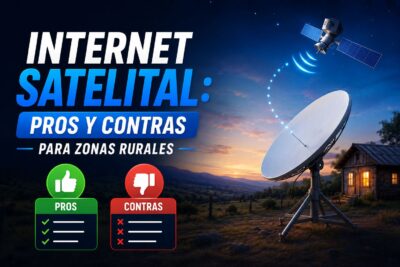 Internet satelital: Pros y contras para zonas rurales