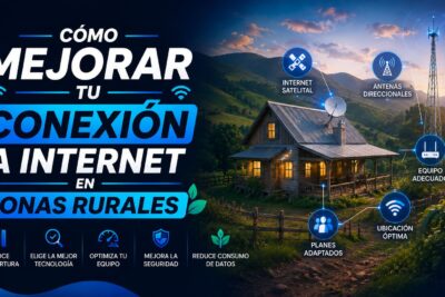 Cómo mejorar tu conexión a Internet en zonas rurales