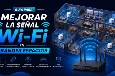Guía para mejorar la señal Wi-Fi en grandes espacios