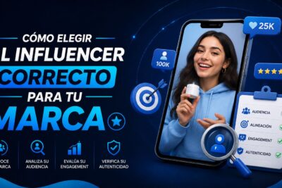 Cómo elegir al influencer correcto para tu marca
