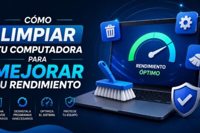 Cómo limpiar tu computadora para mejorar su rendimiento