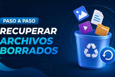 Paso a paso para recuperar archivos borrados accidentalmente