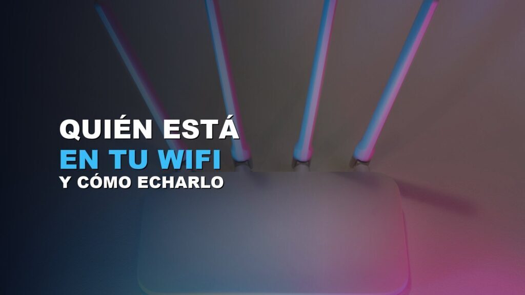 Router WiFi doméstico con sus luces encendidas